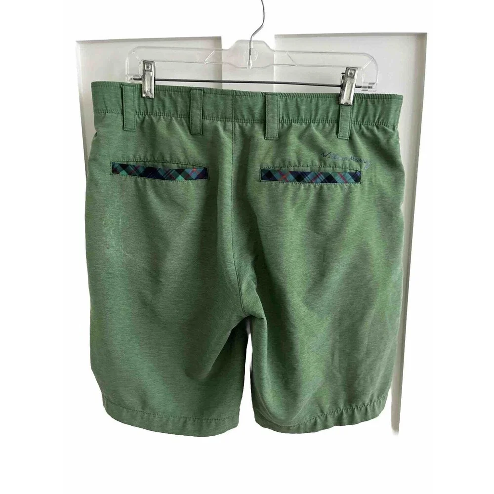 EUC William Murray Shorts Green Performance Classic Straight Fit Golf sz 32 - Picture 5 of 11